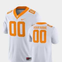 Men%27s Tennessee Volunteers Customized White College Football 2018 Game Jersey